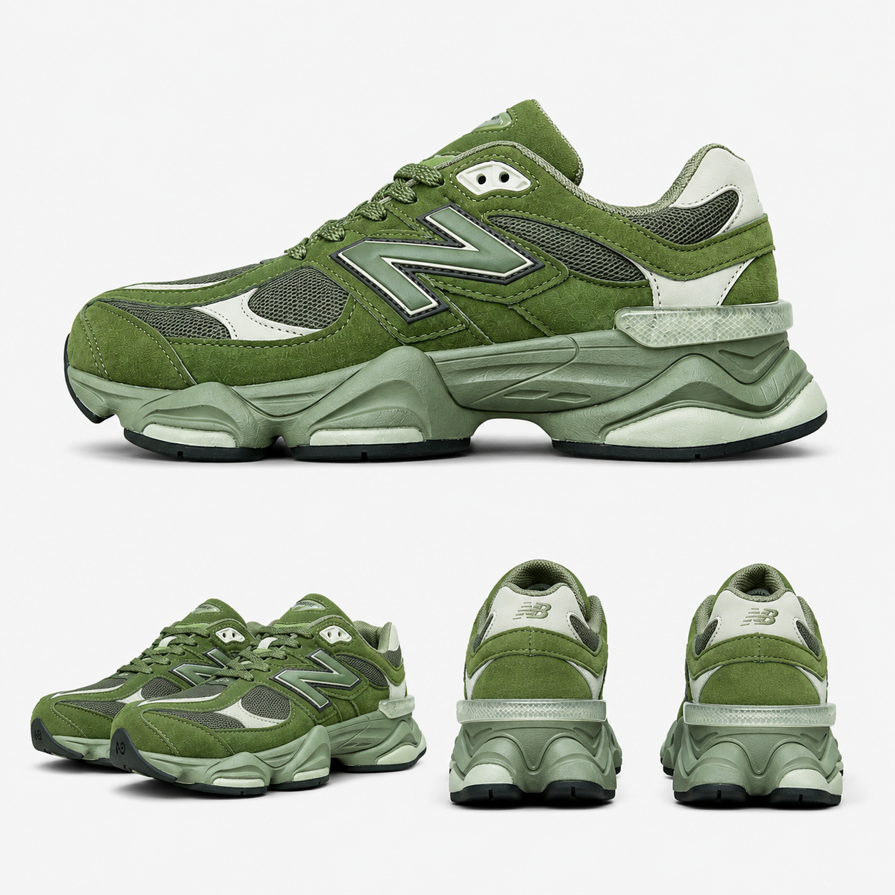New Balance 9060 Green Olive Imagine principală a produsului