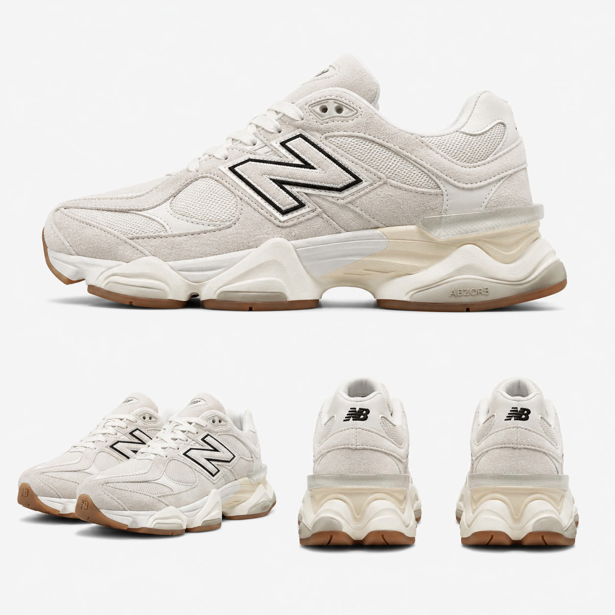 New Balance 9060 White Cappuccino
