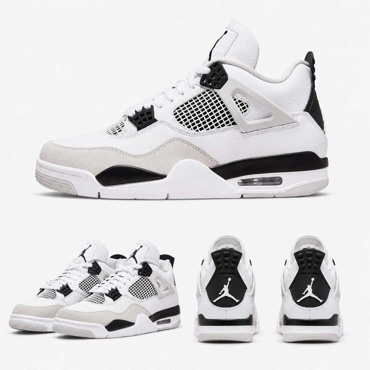 Jordan 4 Military-Black Imagine principală a produsului