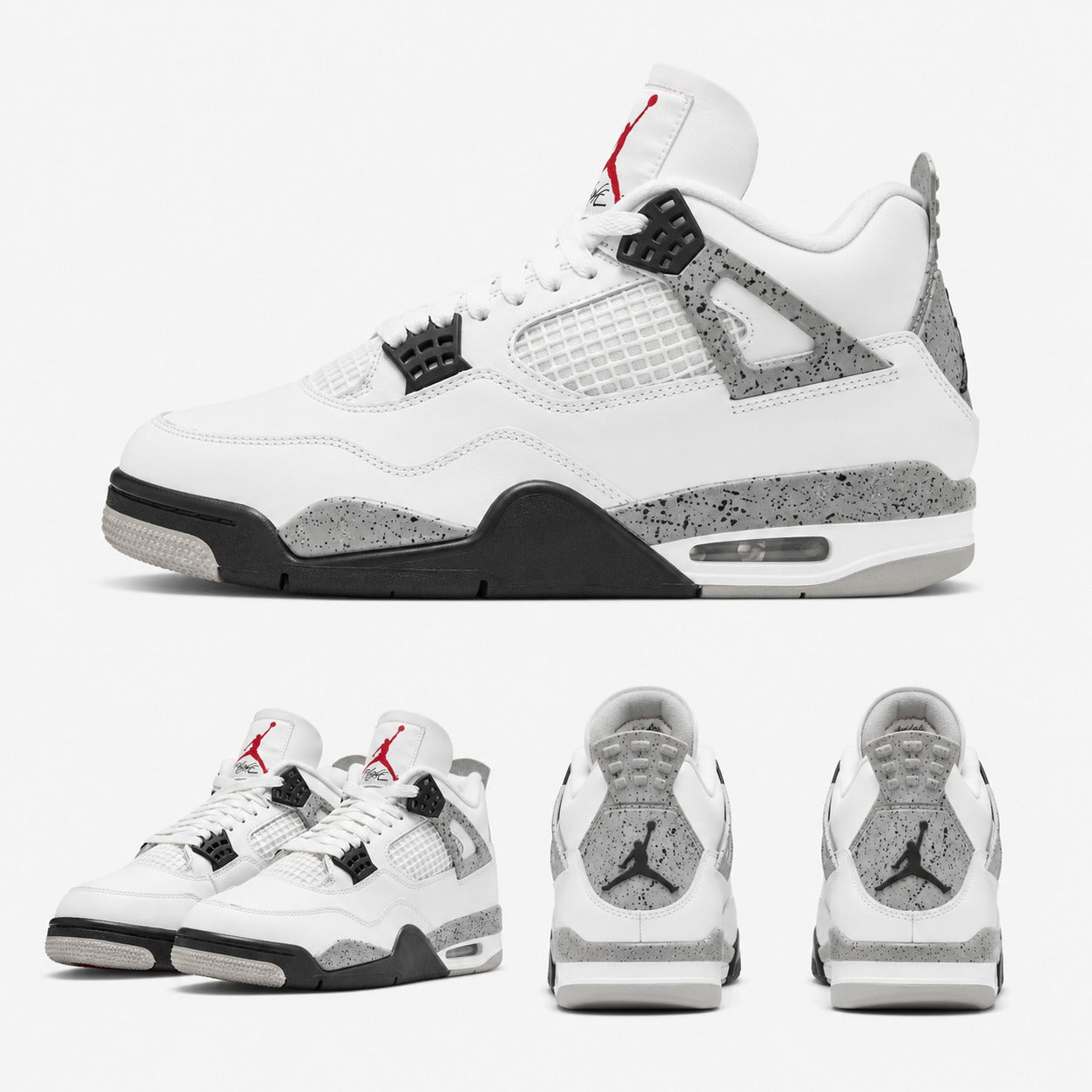 Jordan 4  White-Cement Imagine principală a produsului